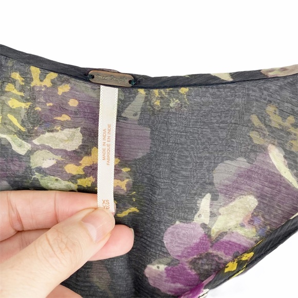 FREE PEOPLE Sheer Chiffon Katomi Cardigan XS - Picture 4 of 6